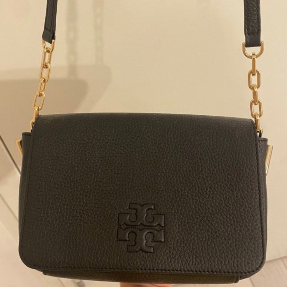 Black Tory Burch Pepple Crossbody Bag